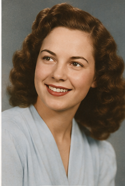 Portrait after colorization